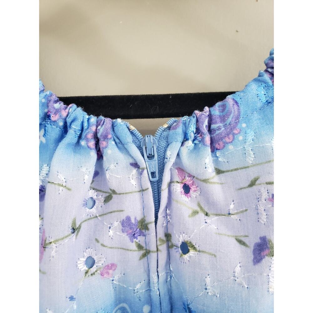 ULTIIMATE Y2k! Vintage Y2K Limited Too paisley floral print party dress Girls 12 - Picture 7 of 8